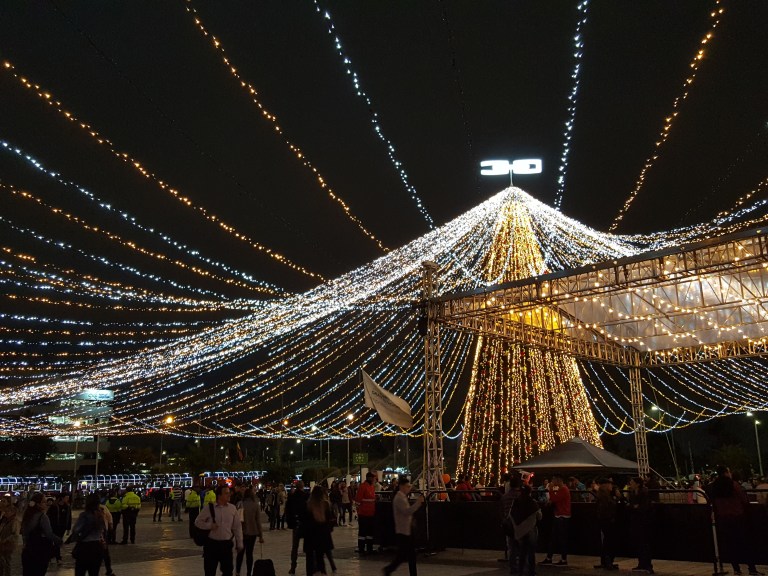 Gran Estacion outdoor display